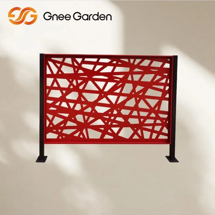 Modern Design Red Corten Screen Panels