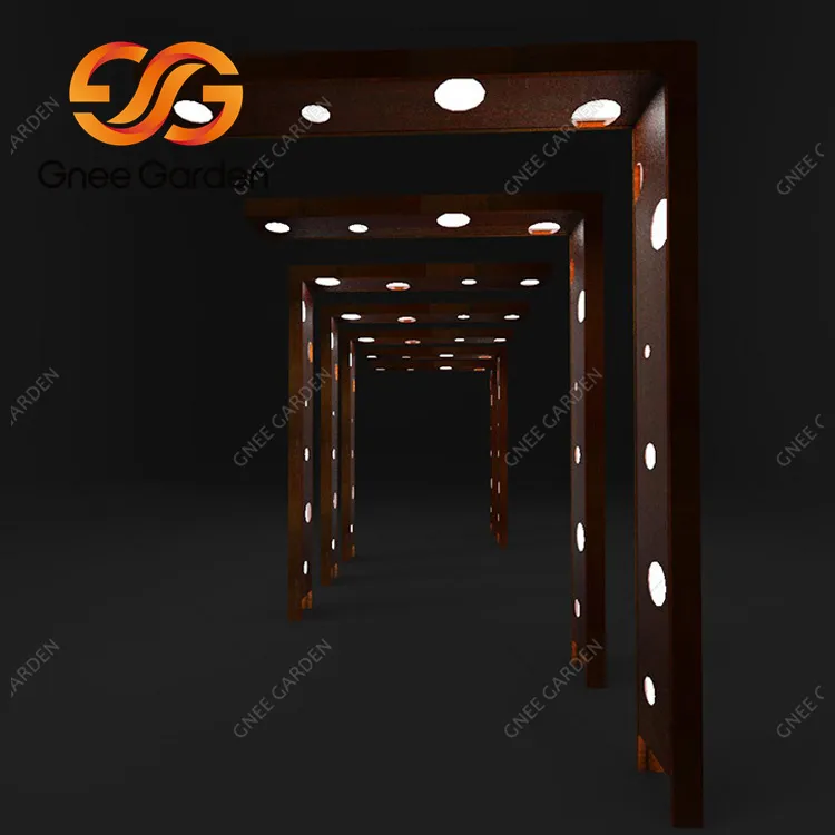 Pergola Gairdín Corten