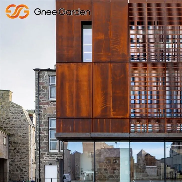 Cladding Cruach Corten Balla Rusted Dúlra