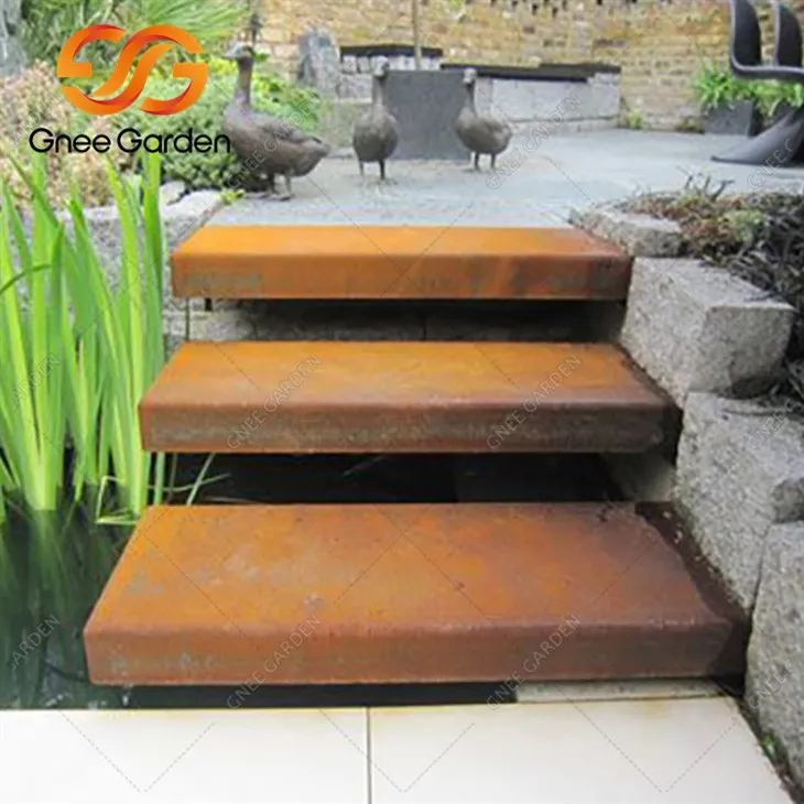 Pre-weathered Steel Stairways