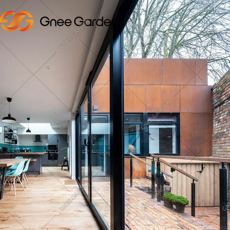 Painéil mhiotail bhalla corten maisiúil