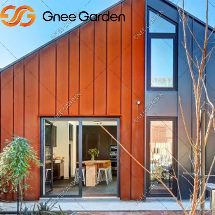 Ballaí cuirtíní maisiúla corten cruach