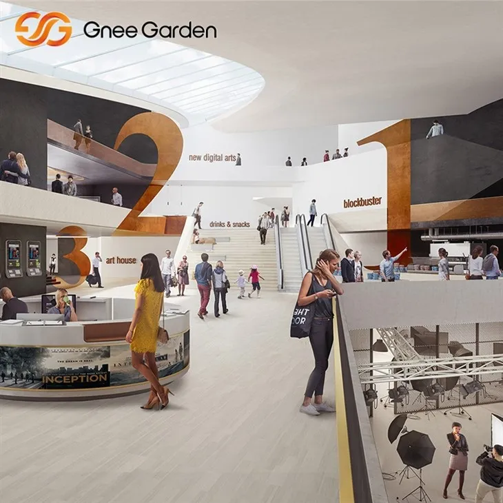 Clading facade ag breathnú ar chruach corten nádúrtha