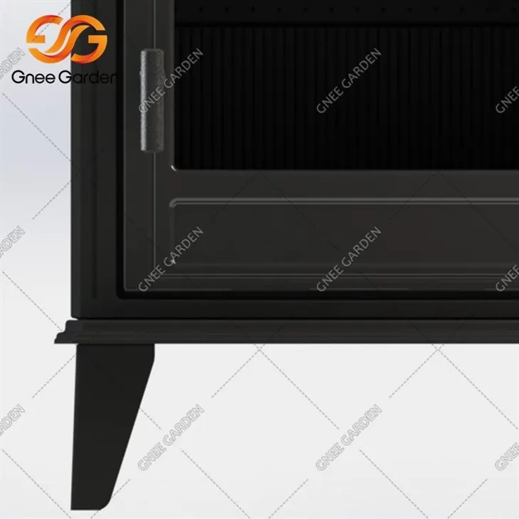 old cast iron wood stove