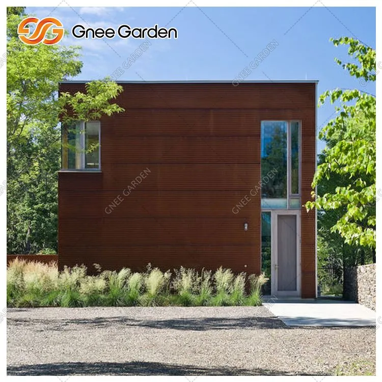 Painéil Bhalla Intí Foirgneamh Miotal Corten