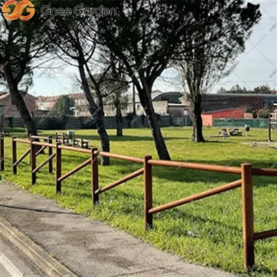 Dearaí saincheaptha i gclaí nua -aimseartha corten cruach