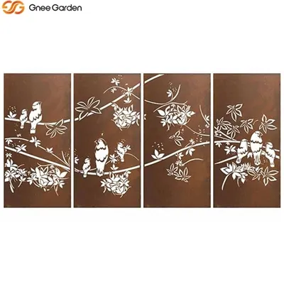 Scáileáin Corten Steel - CRUA & Stylish For Privacy