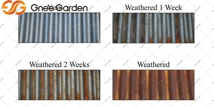 Weathering steel fence Weathering steel fence