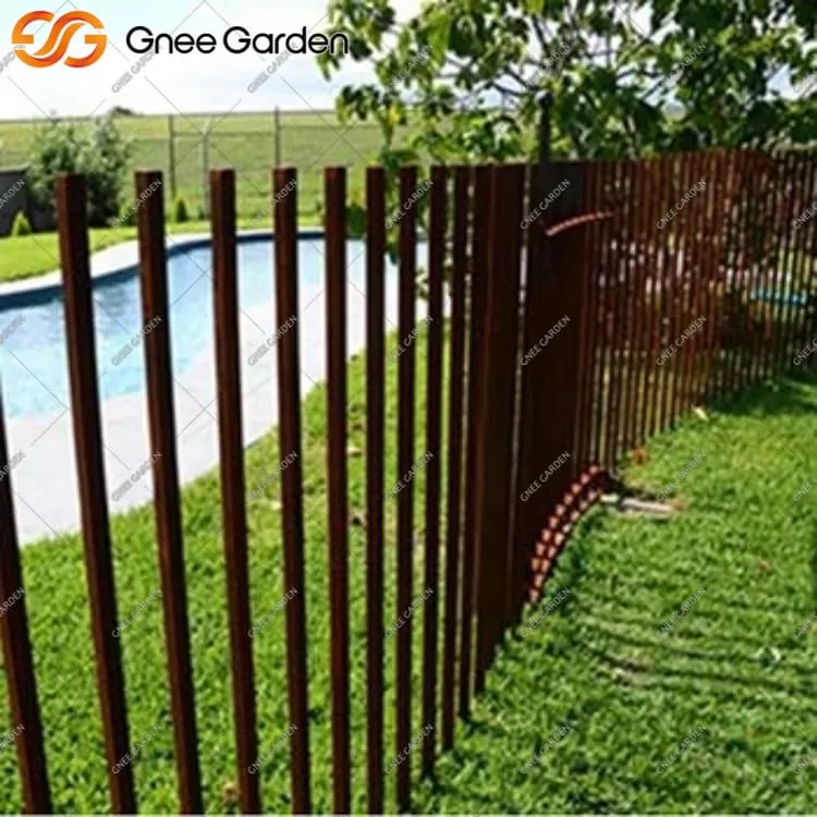 Fál cruach corten rusted do thírdhreachú comhaimseartha