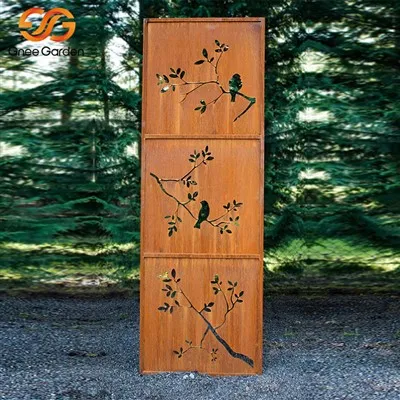 Painéil Scáileáin Cruach Corten