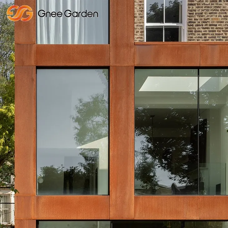 Críochnú Cladding Cruach a Chur i bhFeidhm